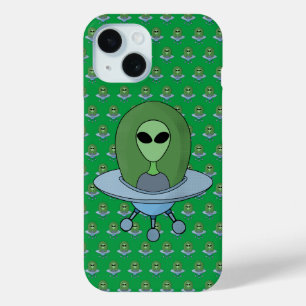 Alien in seinem kleinen Raumschiff Case-Mate iPhone Hülle