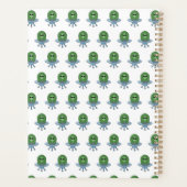 Alien in seinem kleinen Raumschiff Planer (Rückseite)