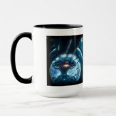Alien in Space Combo Tasse, 15 oz Tasse (Links)