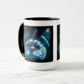 Alien in Space Combo Tasse, 15 oz Tasse (Vorderseite Links)