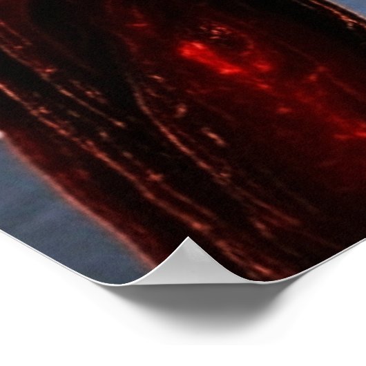 Alien in The City AI Alien Poster (Ecke)