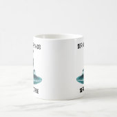 Alien in UFO Kaffeetasse (Mittel)