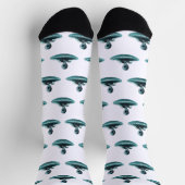 Alien in UFO Socken (Oben)