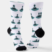 Alien in UFO Socken (Gewinkelt)