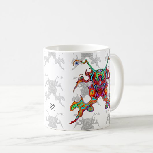 Alien insectoid v2 kaffeetasse (VorderseiteRechts)