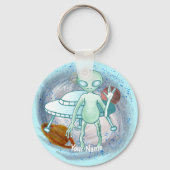 Alien Invader Schlüsselanhänger (Vorderseite)