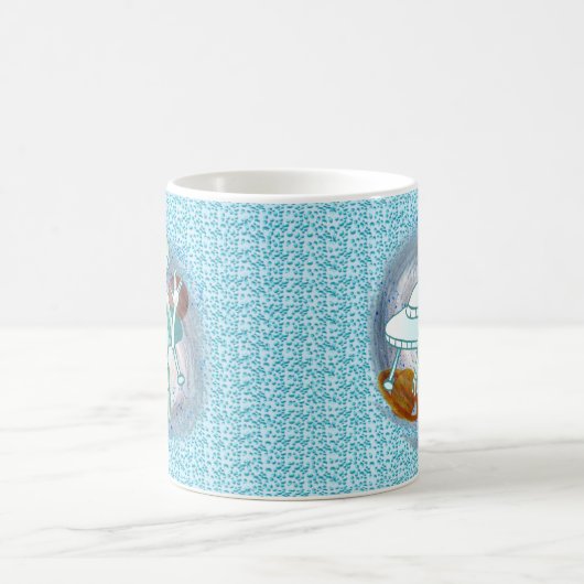 Alien Invader Tasse (Mittel)