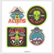 Alien Invaders Set 4 Extraterrestrische Bundle