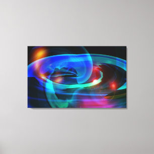 Alien Invasion Abstrakt III Wrapped Canvas Print Leinwanddruck