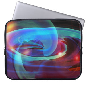 Alien Invasion Abstrakt Laptop Sleeve