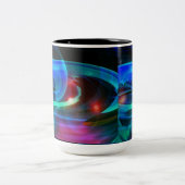 Alien Invasion Abstrakte Tasse (Mittel)
