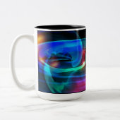 Alien Invasion Abstrakte Tasse (Links)