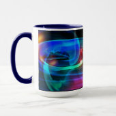 Alien Invasion Abstrakte Tasse (Links)