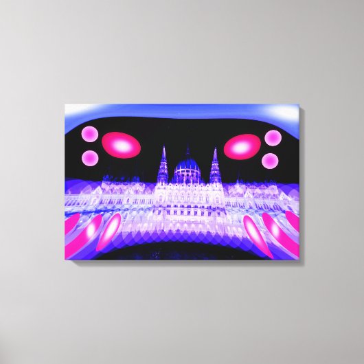 Alien Invasion Art Leinwanddruck (Vorderseite)