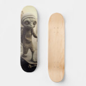 Alien Invasion auf Rädern Skateboard (Vorderseite)