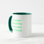 Alien Invasion Cance... Tasse (Vorderseite Links)