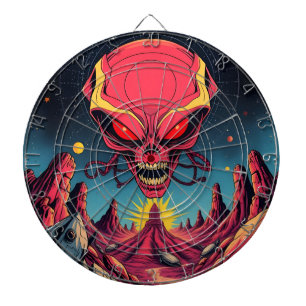 Alien Invasion Dartscheibe