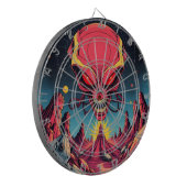 Alien Invasion Dartscheibe (Vorderseite Links)