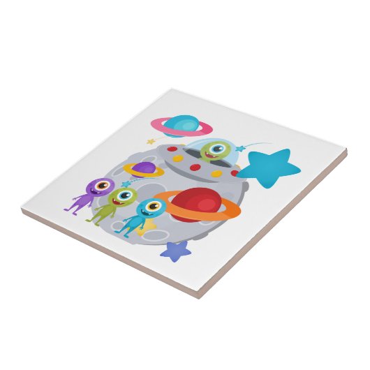 Alien-Invasion Fliese (Seite)