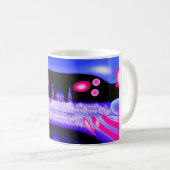 Alien invasion Funky Art Kaffeetasse (VorderseiteRechts)