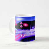 Alien invasion Funky Art Kaffeetasse (Vorderseite Links)