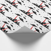 Alien-Invasion Geschenkpapier (Ecke)