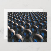 Alien Invasion in der Morgendämmerung Postkarte (Vorne/Hinten)