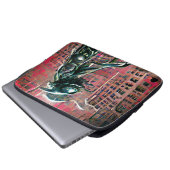 Alien Invasion Laptopschutzhülle (Vorne Knopf)