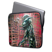 Alien Invasion Laptopschutzhülle (Vorderseite Links)