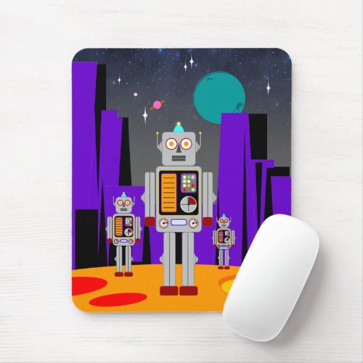 Alien Invasion Mousepad (Mit Mouse)