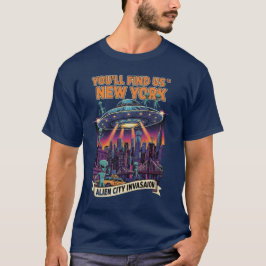 Alien Invasion New York City Unisex Shirt