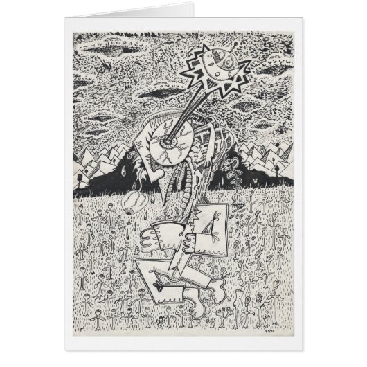 Alien Invasion oder, The Seeding, von Brian Benson (Vorne)