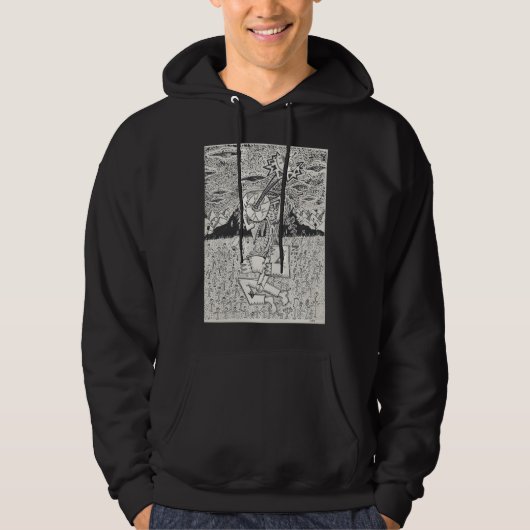 Alien Invasion oder, The Seeding, von Brian Benson Hoodie (Vorderseite)