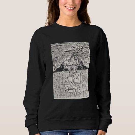 Alien Invasion oder, The Seeding, von Brian Benson Sweatshirt (Vorderseite)
