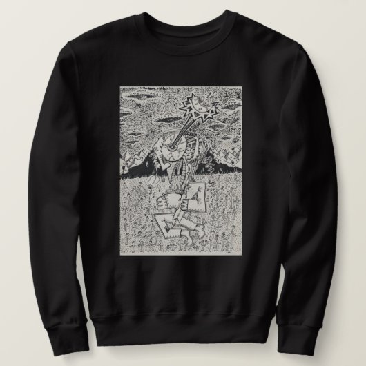 Alien Invasion oder, The Seeding, von Brian Benson Sweatshirt (Design vorne)