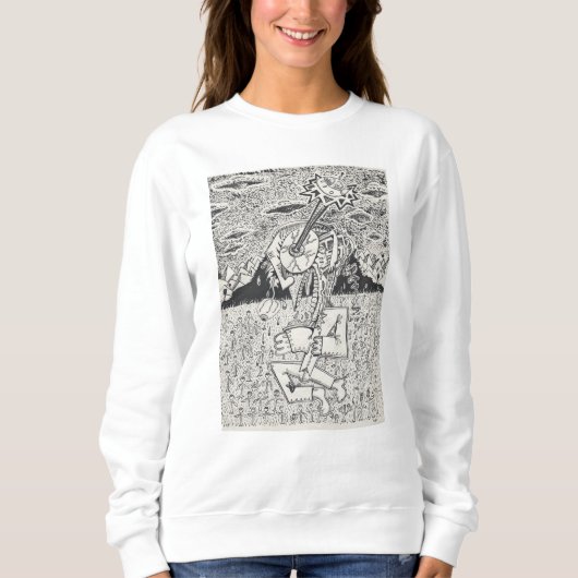 Alien Invasion oder, The Seeding, von Brian Benson Sweatshirt (Vorderseite)