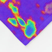 Alien Invasion Pop Art Fleece Blanket (Ecke)