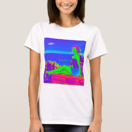 Alien Invasion Pop Art T - Shirt