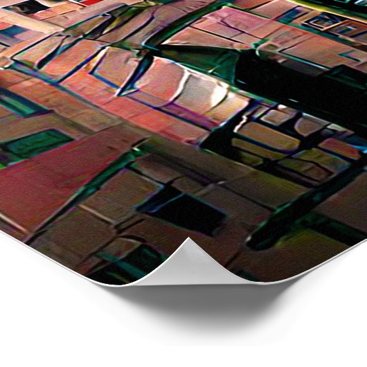 Alien Invasion Poster (Ecke)