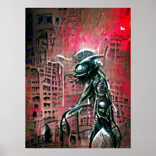 Alien Invasion Poster (Vorne)