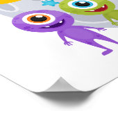 Alien Invasion Poster (Ecke)