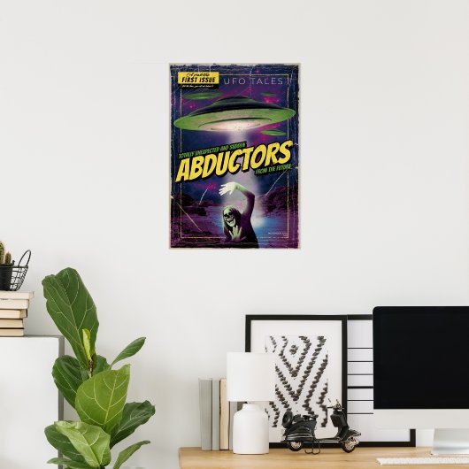 Alien Invasion Poster (Heimbüro)