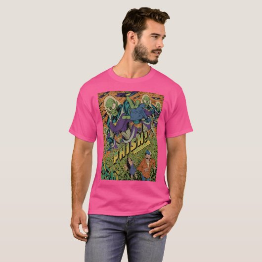 Alien Invasion Poster 2021 T-Shirt (Vorne ganz)