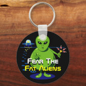 Alien-Invasion Schlüsselanhänger (Vorderseite)