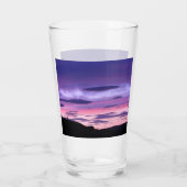 Alien Invasion Sunset Glas (Rückseite)