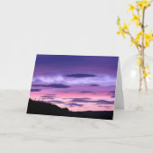 Alien Invasion Sunset Karte (Gelbe Blume)