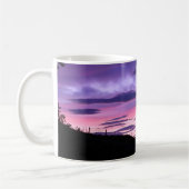Alien Invasion Sunset Tasse (Links)