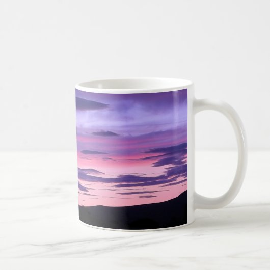Alien Invasion Sunset Tasse (Rechts)