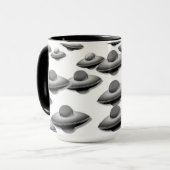 Alien-Invasion Tasse (Vorderseite Links)