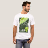 Alien Invasion Ufogalaxie T-Shirt (Vorne ganz)